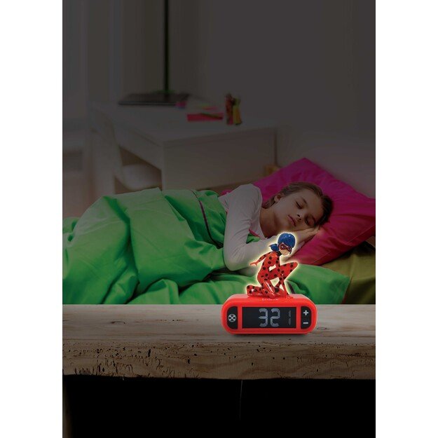 Lexibook - Miraculous Light Character Radio Alarm Clock (RL800MI)