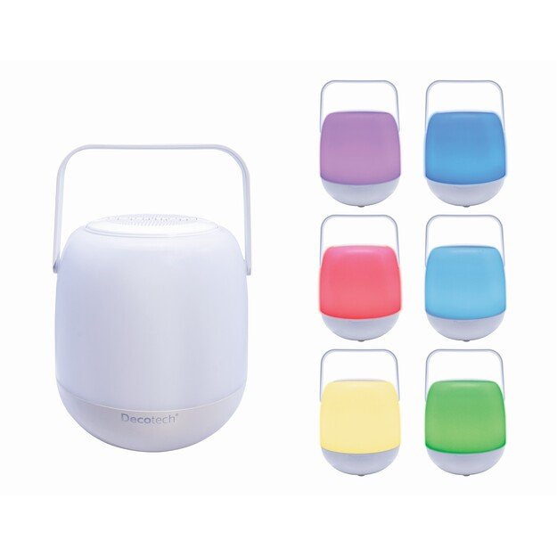 Lexibook - Decotech Colorful Luminous Portable Loud Speaker (BTL410)