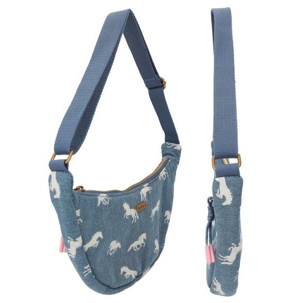 Miss Melody - Small Halfmoon Shoulderbag DENIM ( 0412873 )
