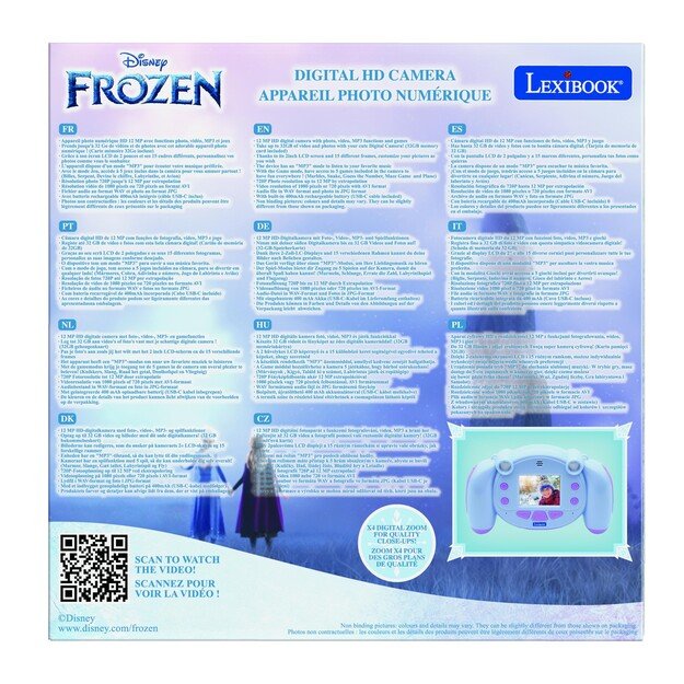 Lexibook - Frozen children's Camera (DJ080FZ) 2