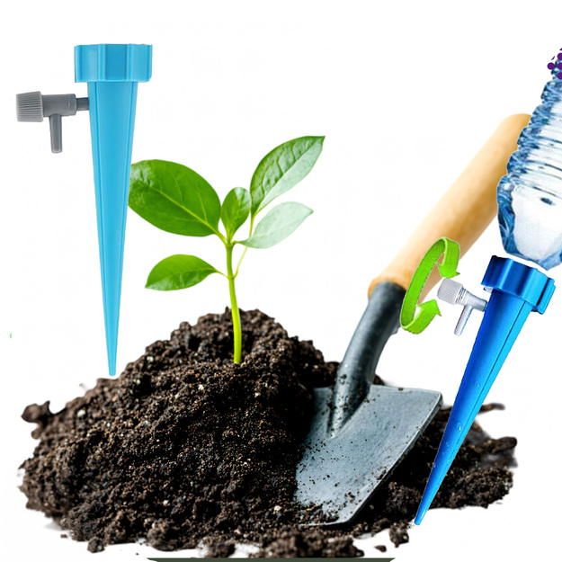 10x Pudeļu Puķupodu Laistītāji Ar Krānu Dārza Augiem