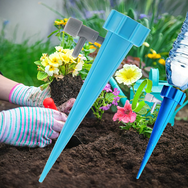 10x Pudeļu Puķupodu Laistītāji Ar Krānu Dārza Augiem