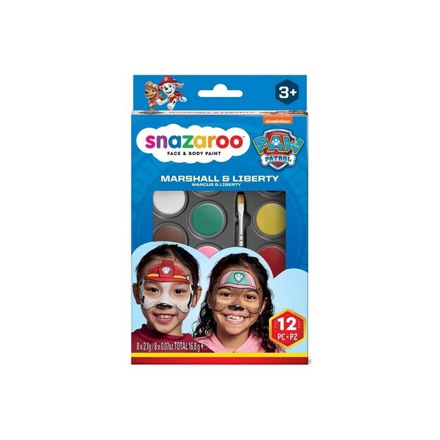Snazaroo - Paw Patrol - Make-up Colorset - Marshall & Liberty (791107)