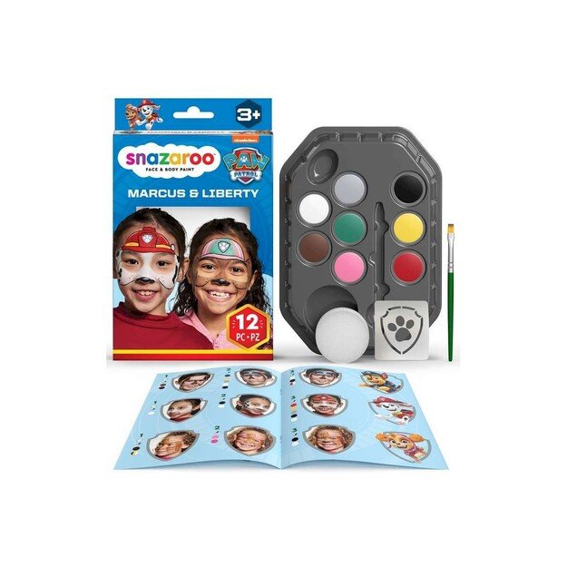 Snazaroo - Paw Patrol - Make-up Colorset - Marshall & Liberty (791107)