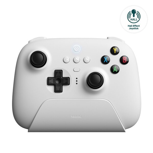 8BitDo Ultimate 2.4G Pad PC Hall Ed/White
