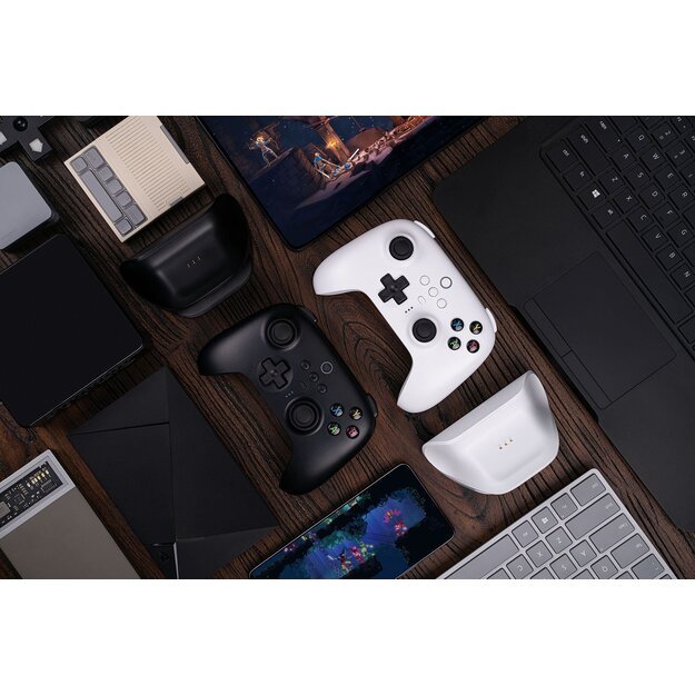 8BitDo Ultimate 2.4G Pad PC Hall Ed/White