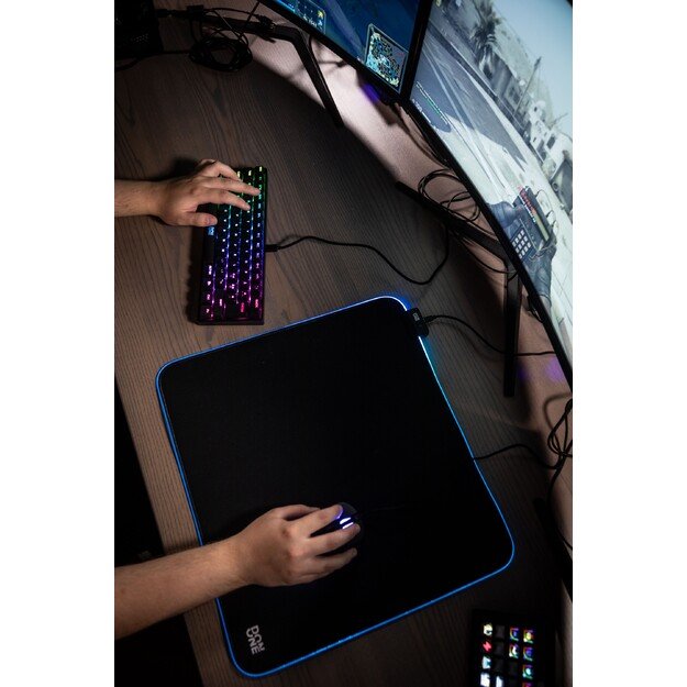 DON ONE - MP450RGB Gaming Mousepad LARGE - Soft Surface