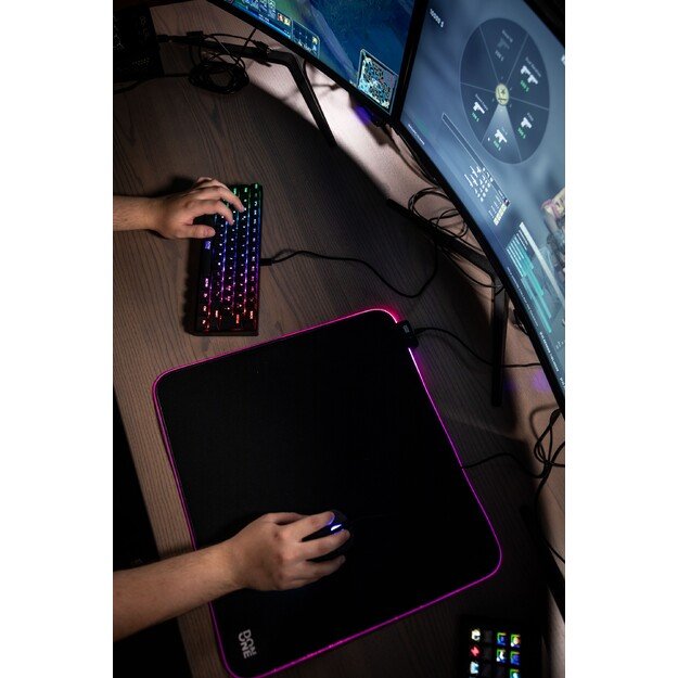 DON ONE - MP450RGB Gaming Mousepad LARGE - Soft Surface