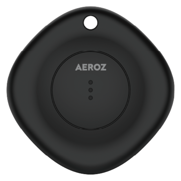 AEROZ - TAG-1000  Black - Key finder for use with iPhone - Works with Apple Find My app