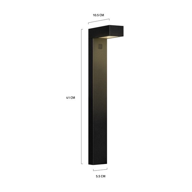 Hombli - Smart Outdoor Pathway Light, Black (single) 9