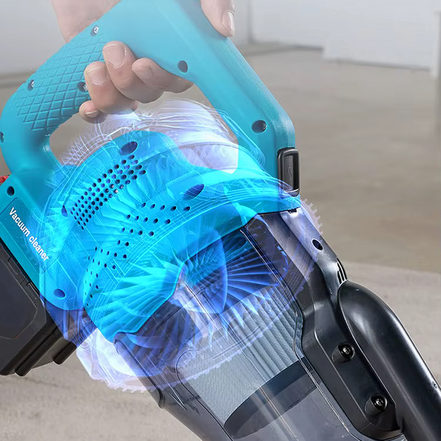 Nešiojamasis vertikalus dulkių siurblys, belaidis, rankinis, 4 viename, galingas