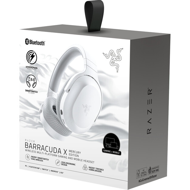 Razer - Barracuda X wireless gaming headset - Mercury