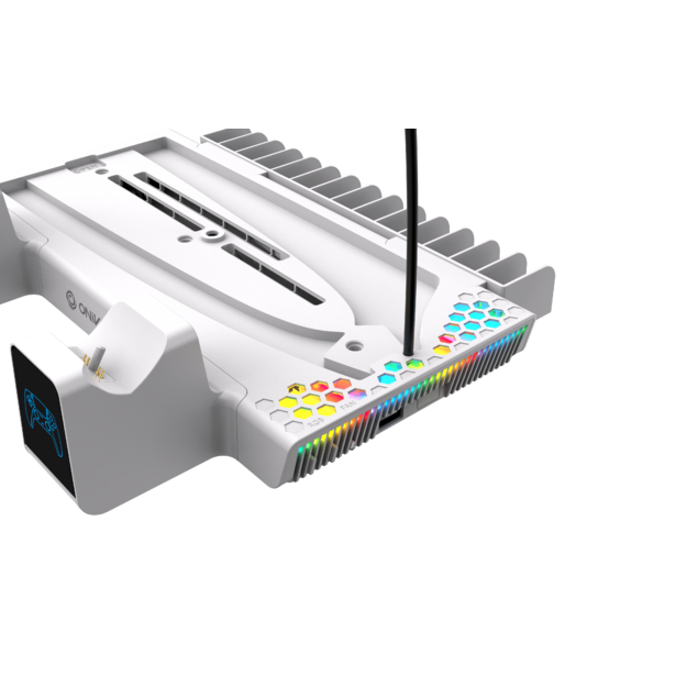 Oniverse Ps5 Nexus 5 Multifunction Stand For Ps5 - White