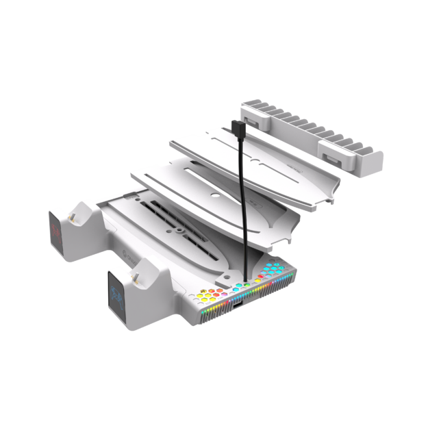 Oniverse Ps5 Nexus 5 Multifunction Stand For Ps5 - White