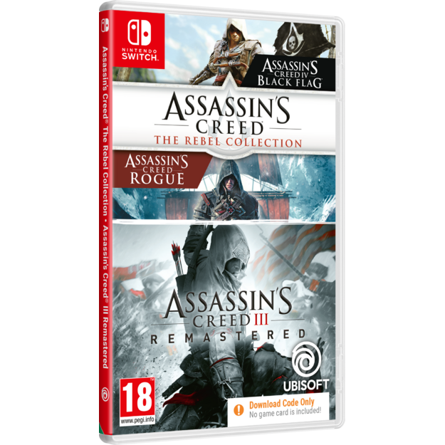 Assassins Creed: Bundle (Rebel Collection + AC 3) (Code In a Box)