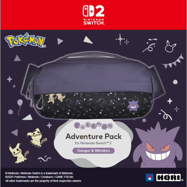 HORI - Adventure Pack for Switch 2 (Gengar & Mimikyu) - Purple
