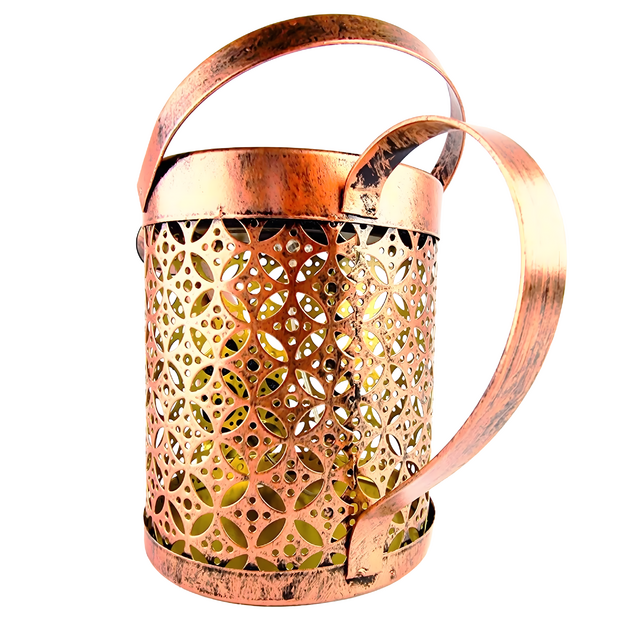 Sodo lempa, dekoratyvinė, saulės energija varoma, LED ornamentas, įsmeigiama laistytuvė, sodui arba terasai