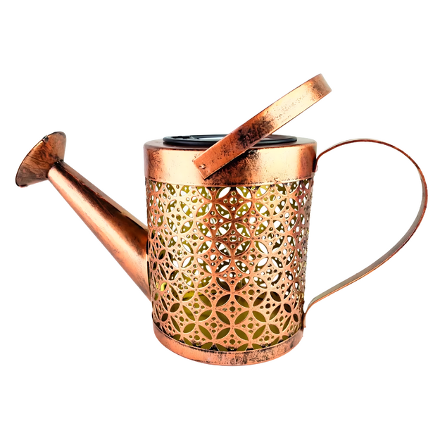 Sodo lempa, dekoratyvinė, saulės energija varoma, LED ornamentas, įsmeigiama laistytuvė, sodui arba terasai