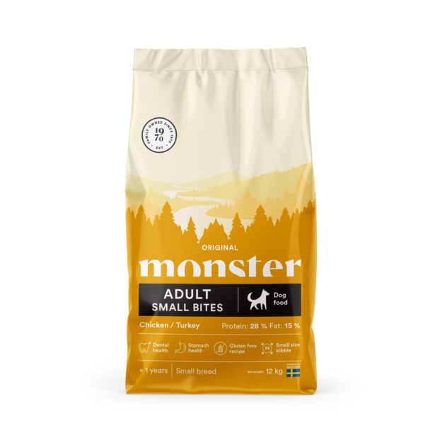 Monster Pet Food - Monster Dog Original Adult Small Bites - 12 kg