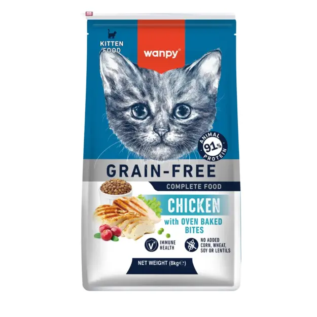 wanpy - Cat Food - Kitten - Chicken - 8kg