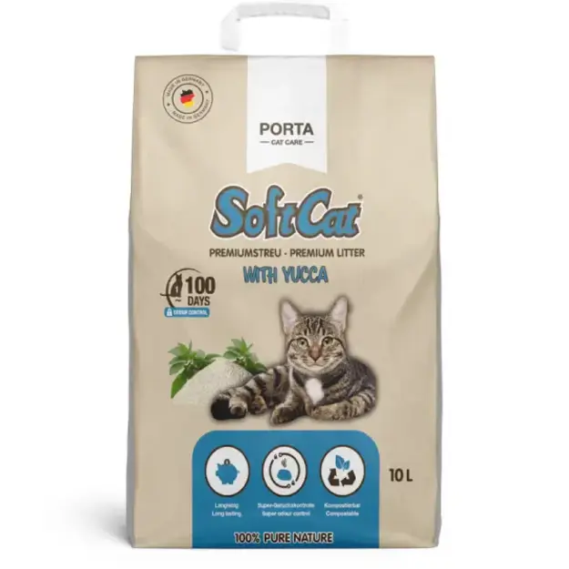 Portapet - Catlitter - SoftCat Yucca - light - 10 L