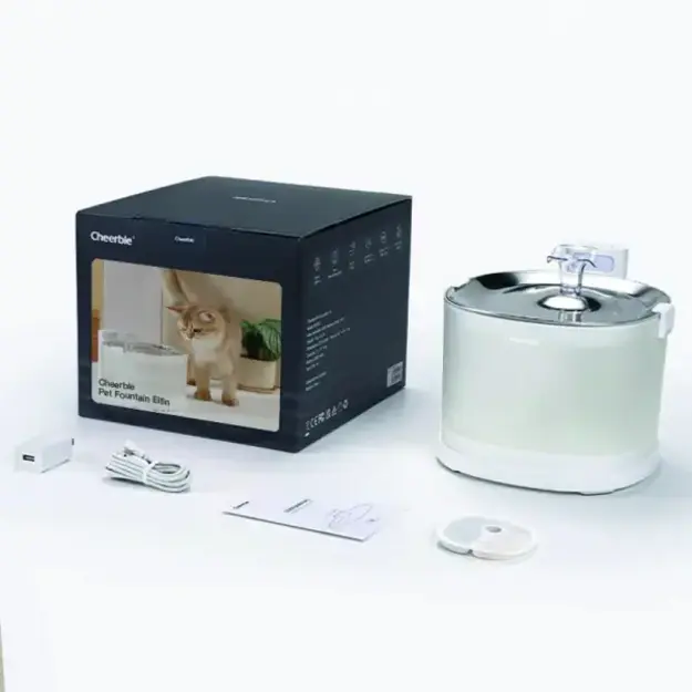 Cheerble - Elfin E1+ - 2-liter - Drinking fountain -  Cordless with sensor