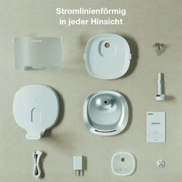 Cheerble - Elfin E1+ - 2-liter - Drinking fountain -  Cordless with sensor