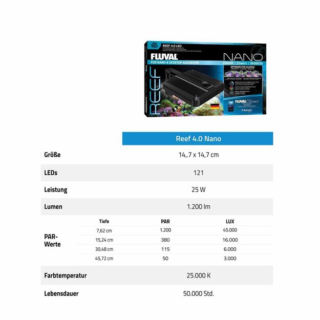 Fluval - Nano Reef LED 4.0 - 25W