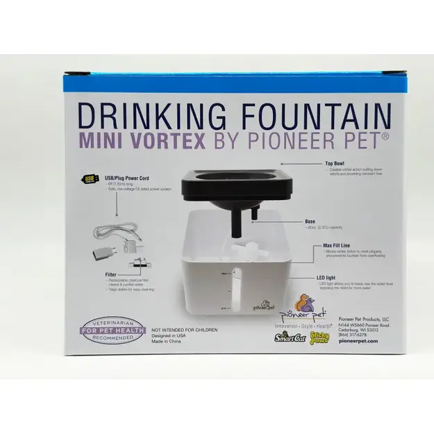 Pioneer - Mini Vortex -  Drinking Fountain - 2 L