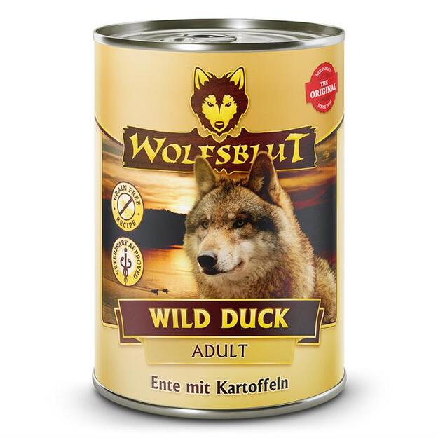 Wolfsblut - Wild duck wet food - 395 gr