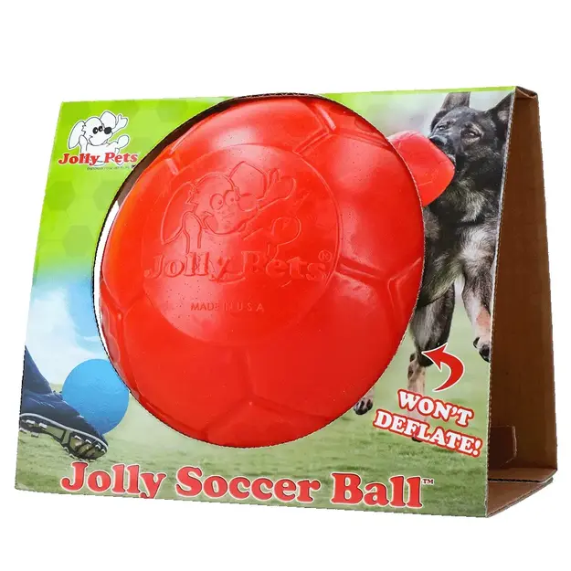 jolly pets - Jolly Soccer Ball - Orange - L (20cm)