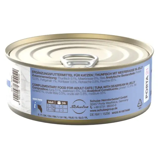 Porta21 - Feline - Tuna Seabream - 85 g
