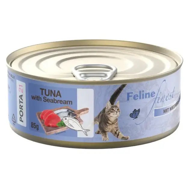 Porta21 - Feline - Tuna Seabream - 85 g