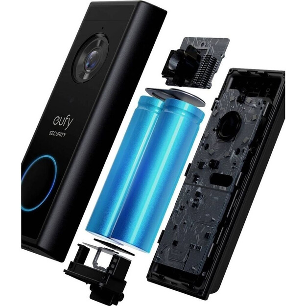 EUFY VIDEO DOORBELL 2K (BATTERY POWERED) WITH HOMEBASE 2