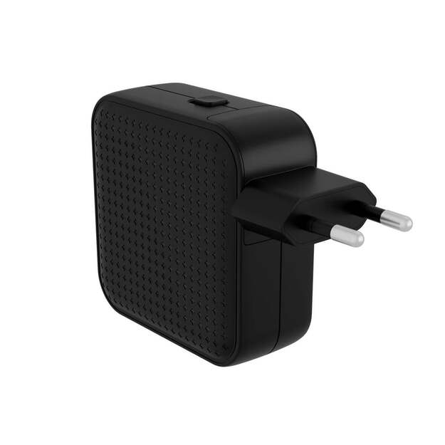 Hyper - HyperJuice 70W USB-C GaN Travel Charger (3C+1A) - Black