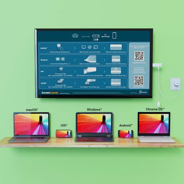 J5create - ScreenCast 4K HDMI Wireless Display Adapter