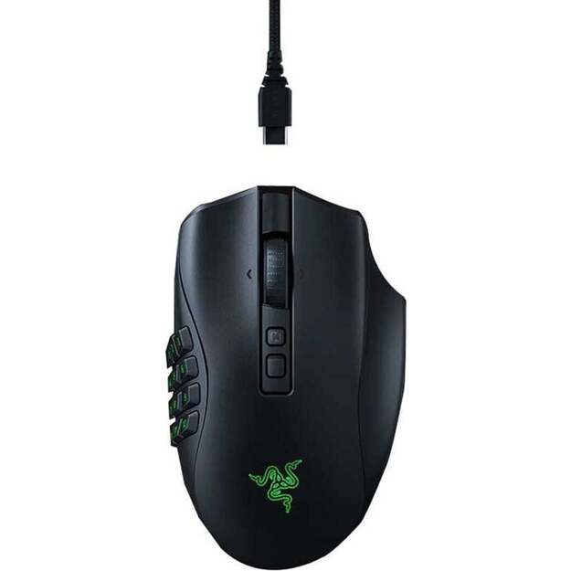 Razer - Naga V2 Pro – Modular Wireless Gaming Mouse with Swappable Side Panels