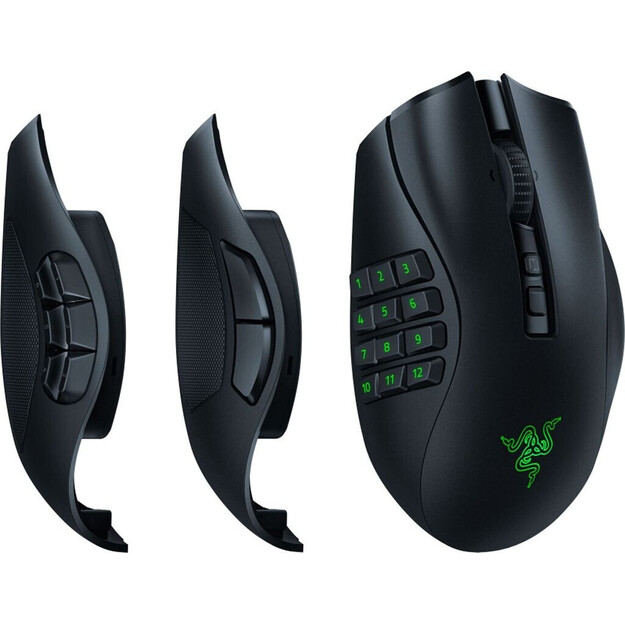 Razer - Naga V2 Pro – Modular Wireless Gaming Mouse with Swappable Side Panels