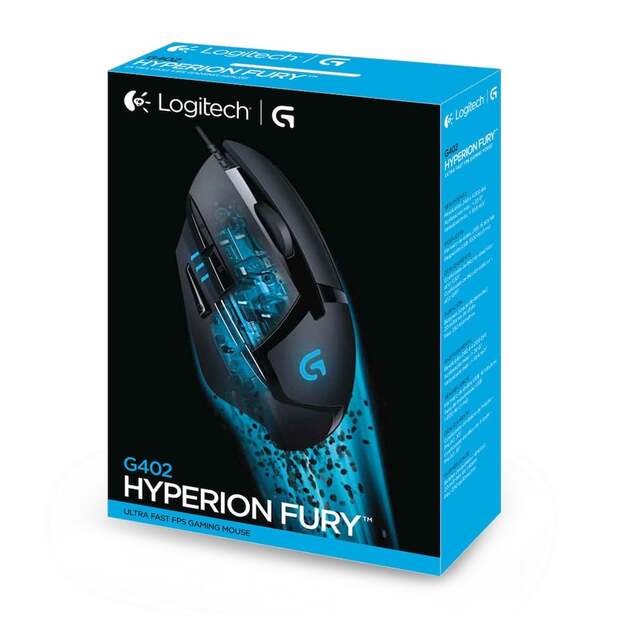 Logitech - G402 Hyperion Fury FPS Gaming Mouse