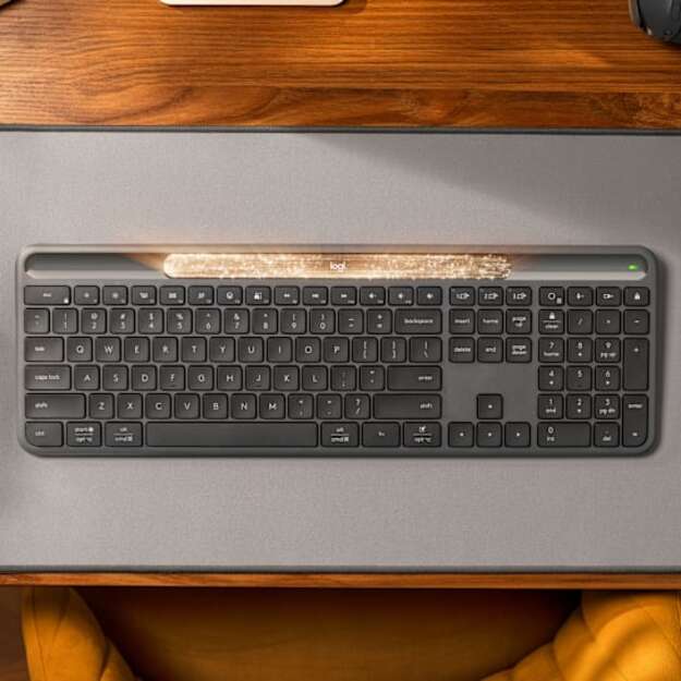 Logitech - Signature Slim Solar + K980 Keyboard - Graphite (Nordic)