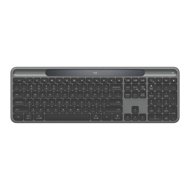 Logitech - Signature Slim Solar + K980 Keyboard - Graphite (Nordic)