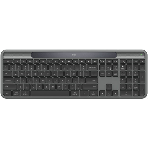 Logitech - Signature Slim Solar + K980 Keyboard - Graphite (Nordic)