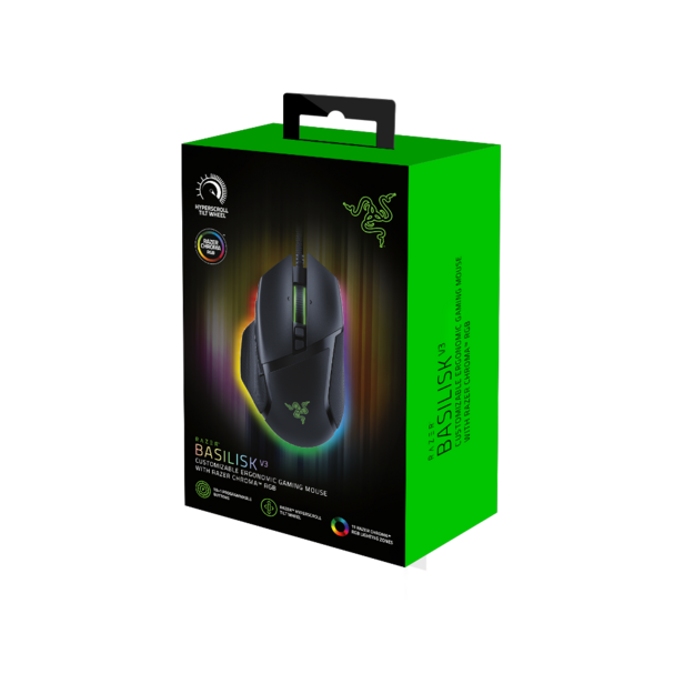 Razer - Basilisk V3 Gaming Mouse - Black