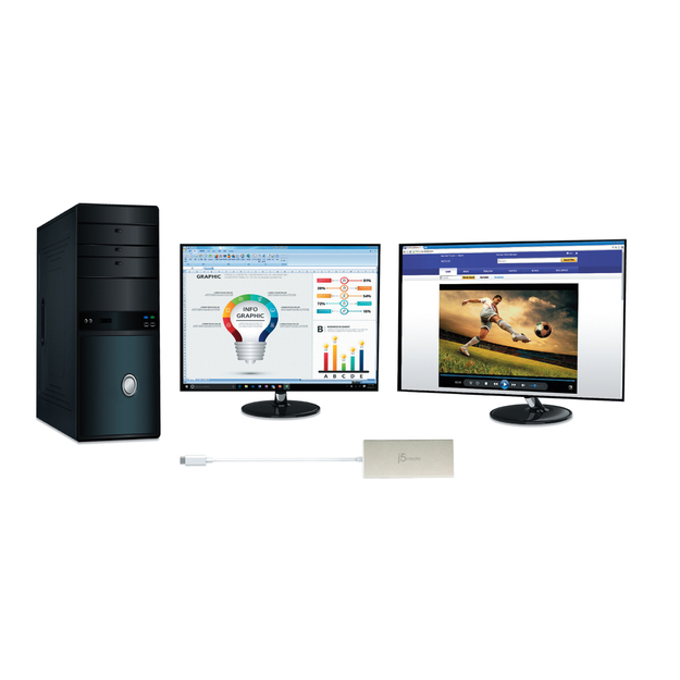 J5create - USB-C Dual HDMI Multi Dock