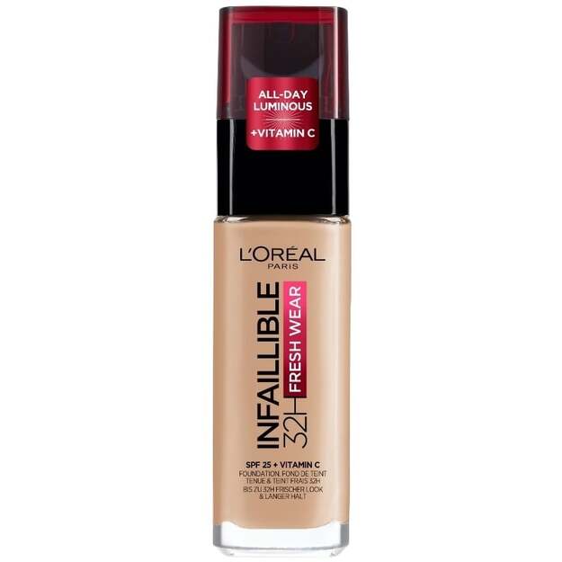 L'Oréal Paris - Infaillible 32H Fresh Wear 125 Warm Undertone foundation - 30 ml