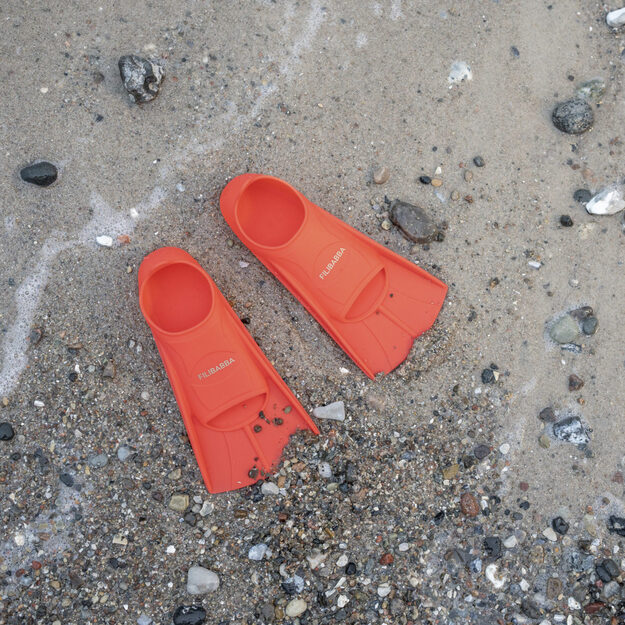 Filibabba - Swim fins size 24-26 - Warm Red (FI-03556)
