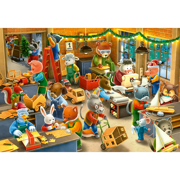 Ravensburger - Christmas Toy Factory 2x12p (12004047)
