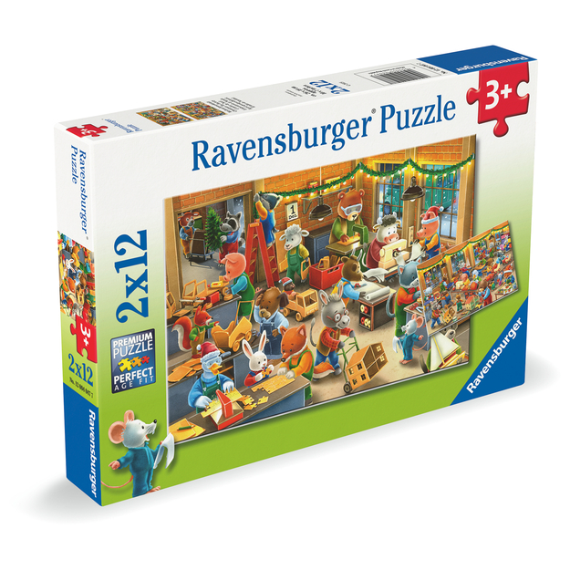 Ravensburger - Christmas Toy Factory 2x12p (12004047)