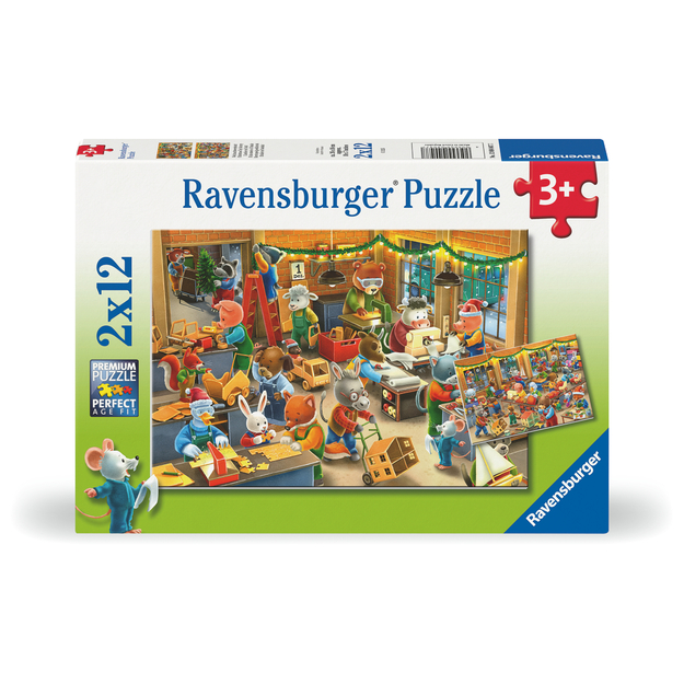 Ravensburger - Christmas Toy Factory 2x12p (12004047)