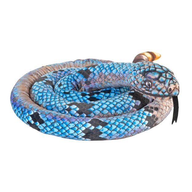 Wild Republic - Plush Toy Living Earth Snakes 152 cm Blue Rock Rattlesnake (808245)